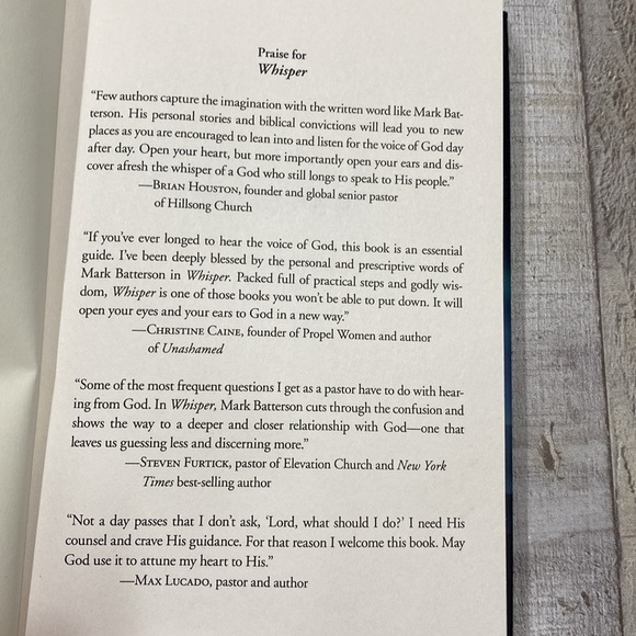 Whisper by Mark Batterson book - Picture 4 of 13